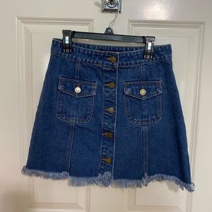 forever 21 | jean skirt